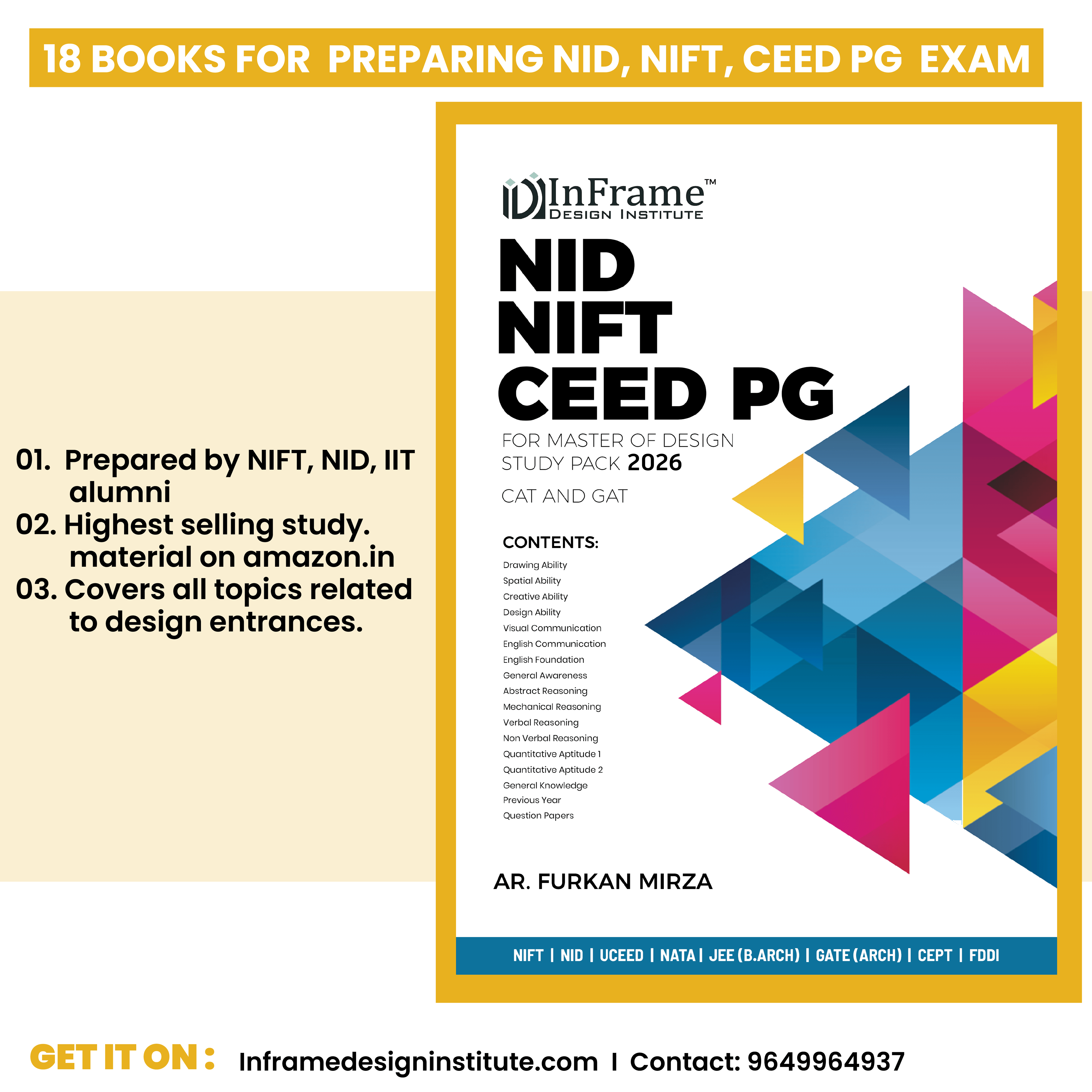 Study Material Combo NIFT NID UCEED PG Bundle 2027
