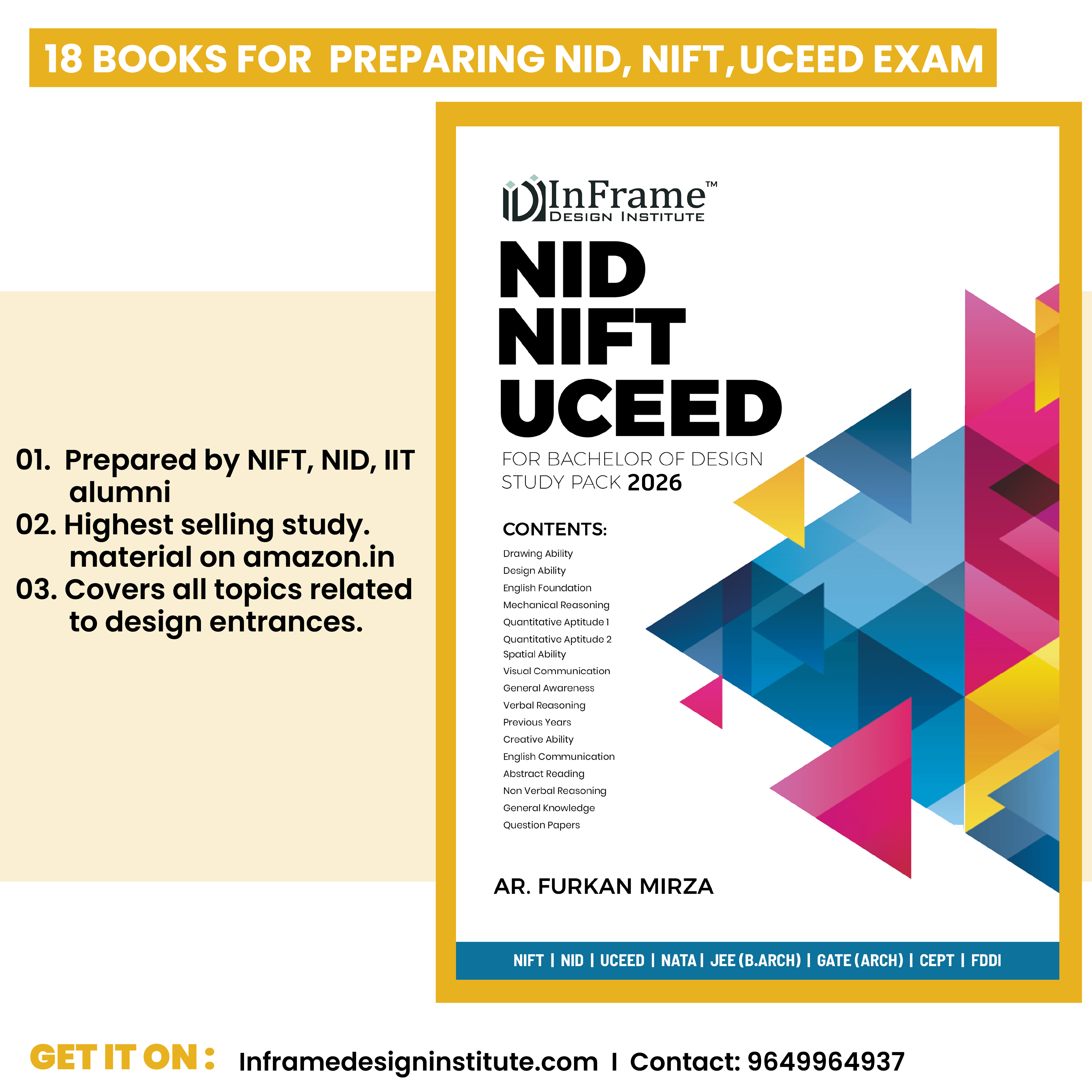 Study Material Combo NIFT NID UCEED UG Bundle 2027